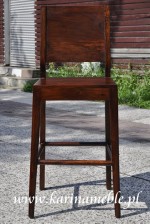 kolonialne krzesło barowe LD-301 brown