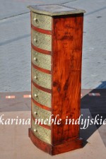 indyjska szafka słupek z szufladami duża MA-1016