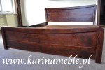 kolonialne łóżko 160 cm. LD-337 brown