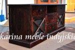 kolonialna szafka rtv LD-468 dark brown