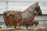 kamienny konik wieszak dekoracja