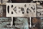 wieszak KEYS srebrny