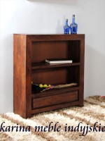 meble kolonialne - biblioteczka NAC-WA-105 brown