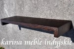 drewniana półka LD-344_90 dark brown