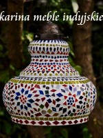 indyjska lampa mozaika