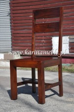 kolonialne krzesło LD-124 brown