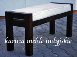 kolonialna ławka LD-339 dark brown