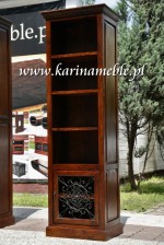 kolonialna biblioteczka LD-1006 brown