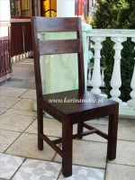 kolonialne krzesło LD-124 darkbrown