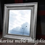 lustro w srebrnej ramie KI-75