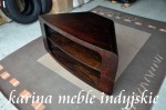 kolonialna narożna szafka rtv LD-310 darkbrown
