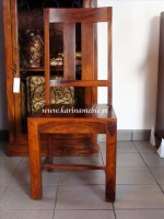 kolonialne krzesło LD-1050C brown