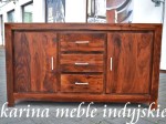 meble kolonialne -  komoda - LD-2131 brown / ciemno miodowy