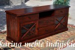 meble kolonialne -  szafka rtv - LD-468 brown