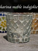 indyjski świecznik mozaika