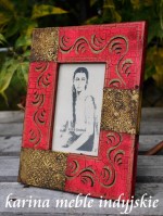 indyjska ramka na zdjecia 