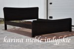 kolonialne łóżko 160 cm. LD-337 darkbrown