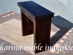 meble kolonialne - konsola LD-501 dark brown