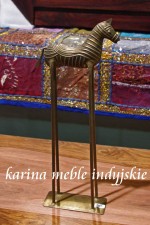 dekoracyjna metalowa zebra