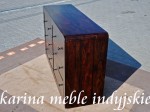 meble kolonialne - nowoczesna komoda z szufladami LD-440 dark brown