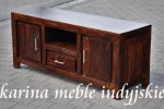 kolonialna szafka rtv LD-2125 walnut / wenge