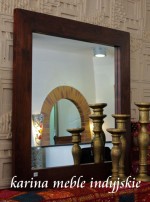 kolonialne lustro LD-161 brown 90x90