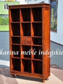 meble kolonialne - biblioteczka LD-427 brown
