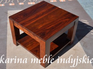 meble kolonialne - stolik z półką LD-413 brown
