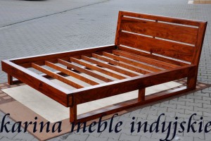 meble kolonialne - łóżko 160 cm LD-477 brown