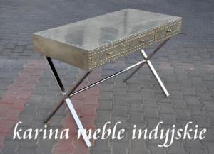 kolonialne biurko aluminium